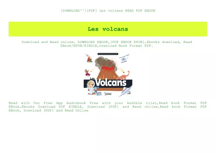 download pdf les volcans read pdf ebook