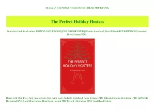 r e a d the perfect holiday hostess read pdf ebook