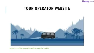 tour operator website