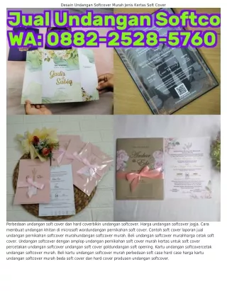 Ô88ᒿ•ᒿ5ᒿ8•57ᏮÔ (WA) Contoh Soft Cover Laporan Perbedaan Undangan Hardcover Dan S