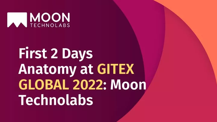 first 2 days anatomy at gitex global 2022 moon