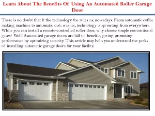 learn about the benefits of using an automated