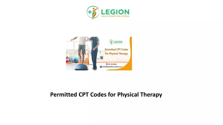 permitted cpt codes for physical therapy