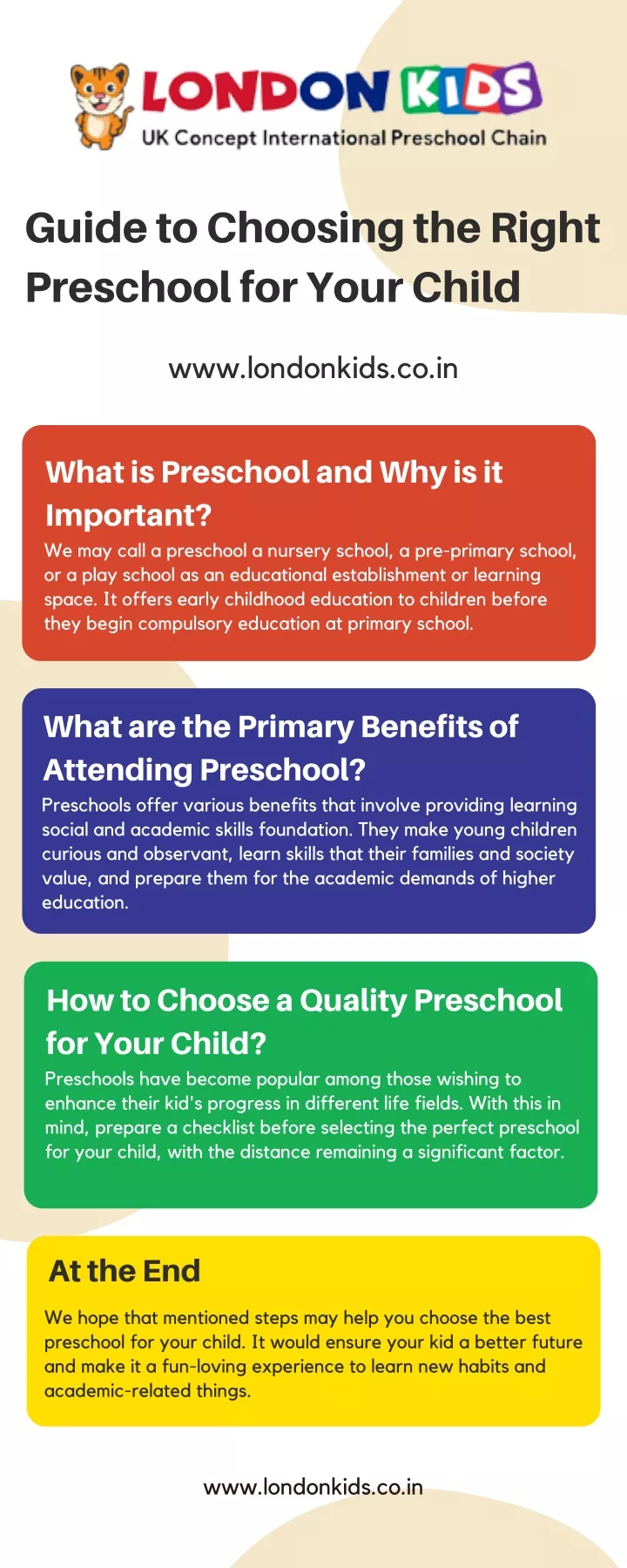 guide to choosing the right preschool for your