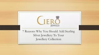 7 Reasons Why You Should Add Sterling Silver Jewellery To Your Jewellery Collection