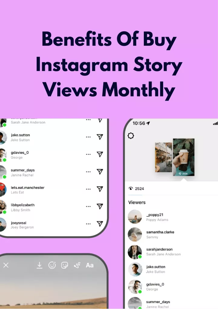 benefits of buy instagram story views monthly