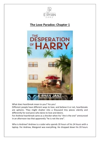 E Ryan Janz - The Love Paradox: Chapter 1