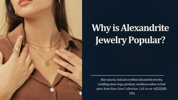 why is alexandrite jewelry popular