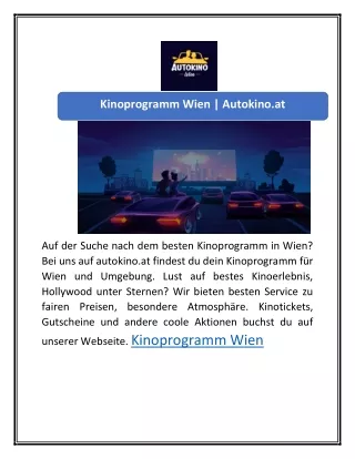 kinoprogramm wien autokino at