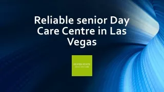 Reliable senior Day Care Centre in Las Vegas