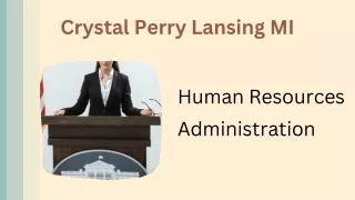 Crystal Perry Lansing MI - Human Resources Administration