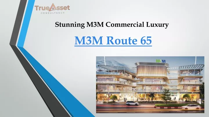 stunning m3m commercial luxury