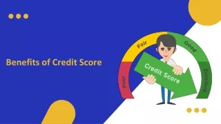 benefits of credit score