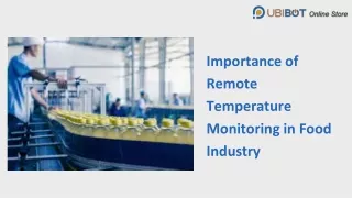 importance of remote temperature monitoring