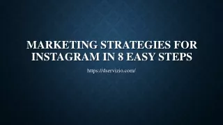 Marketing strategies for Instagram in 8 easy steps