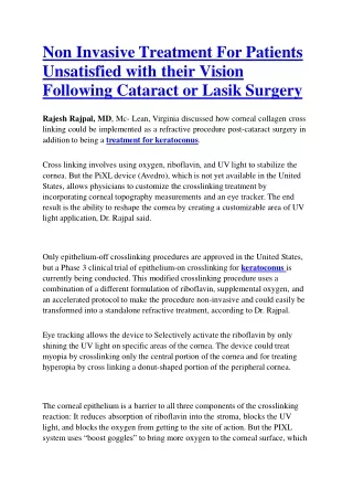 Cataract Operation in Mumbai By the Cataract Surgeon Dr. Niteen Dedhia