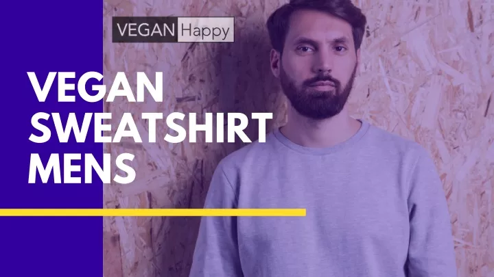 vegan sweatshirt mens