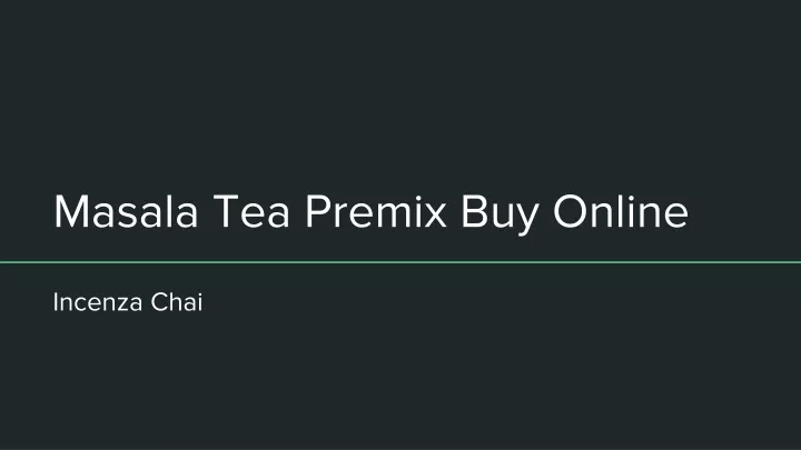 masala tea premix buy online