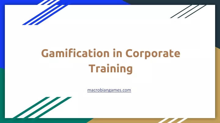 gamification in corporate training