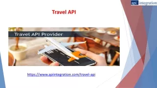 Travel API