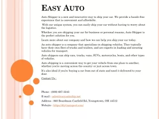easy auto