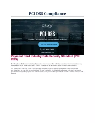 pci dss compliance