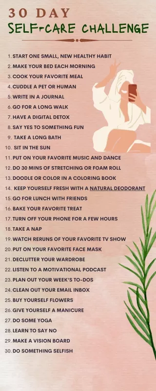 30 Day Self-Care Challenge