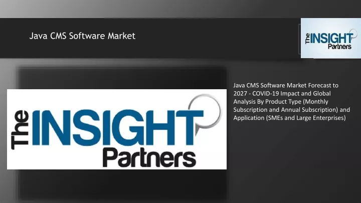 java cms software market