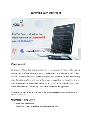 laravel 8 with jetstream