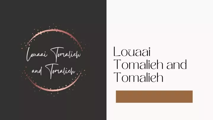 louaai tomalieh and tomalieh