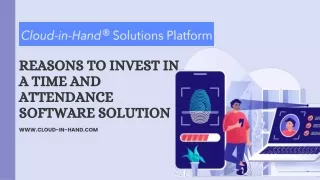 reasons to invest in a time and attendance