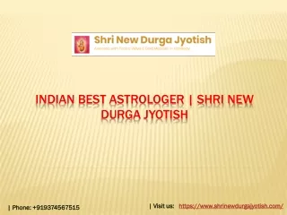 Indian Best Astrologer, Shri New Durga Jyotish
