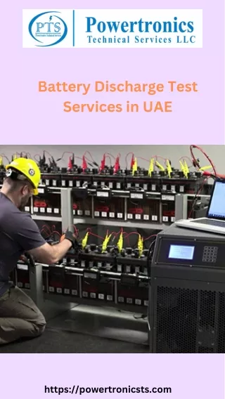Battery Discharge Test Services in UAE