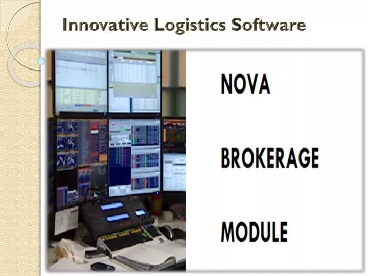 innovative logistics software