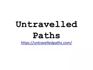 Untravelled Paths Ltd