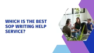 Which is the best SOP writing help service?