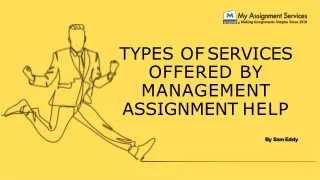 types of services offered by management