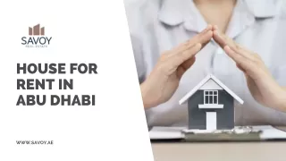 House For Rent In Abu Dhabi