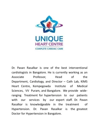 dr pavan rasalkar is one of the best