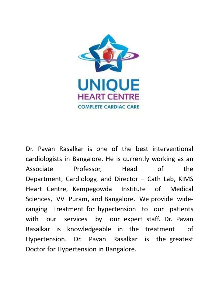 dr pavan rasalkar is one of the best