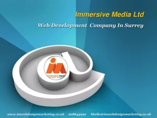 Expert Website Design In Surrey Drives Sales & Draw Attentions