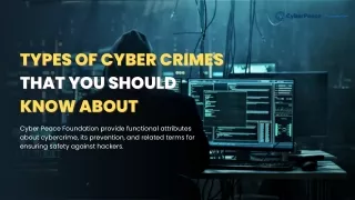 Types of Cyber Crimes that You Should Know About