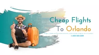Cheap Flights To Orlando