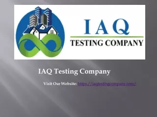iaq testing company