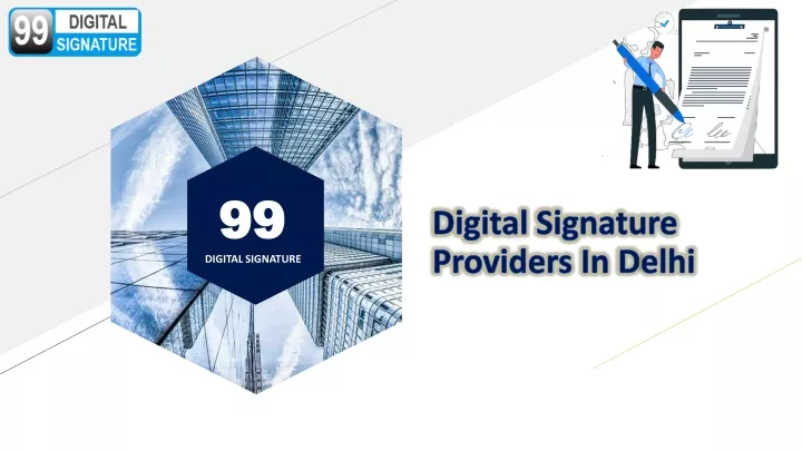 digital signature providers in d elhi