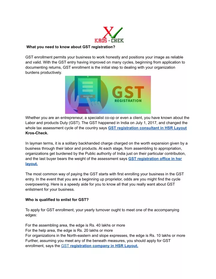 what you need to know about gst registration