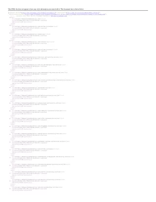 this xml file does not appear to have any style