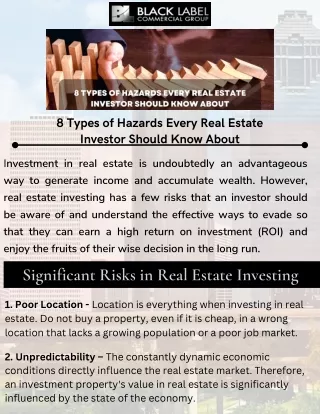 8 Types of Hazards Every Real Estate Investor Should Know About