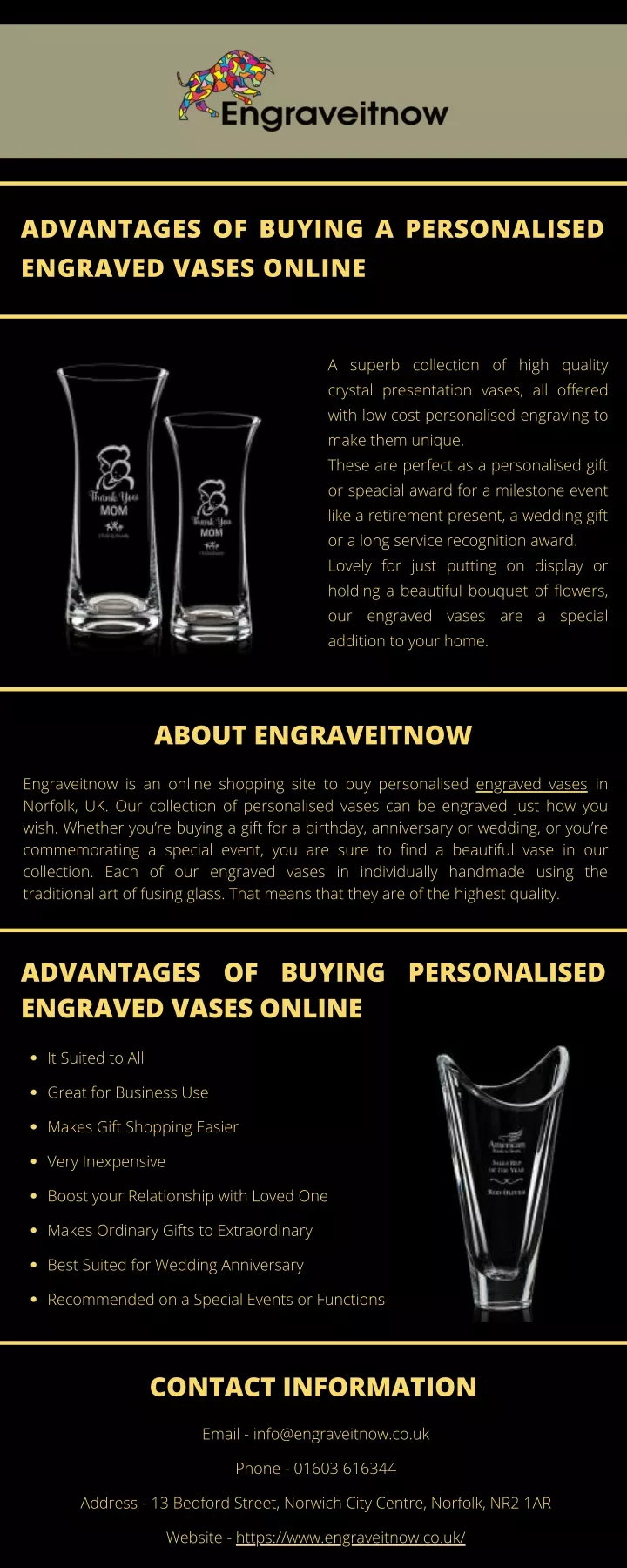 advantages of buying a personalised engraved