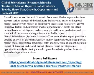 global scleroderma systemic sclerosis treatment